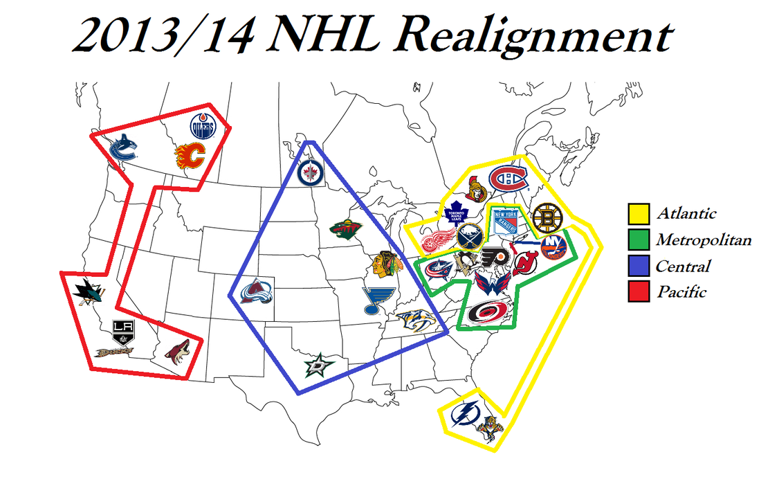 NHL Realignment: New Divisions Drawn To Ease Time Zone Conflicts